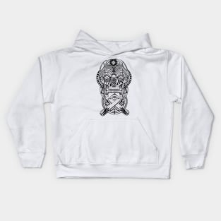 Skull Tattoo Kids Hoodie